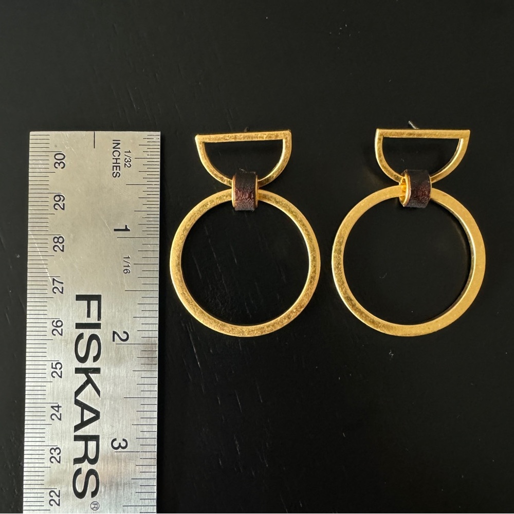 Madewell Brass Earrings
